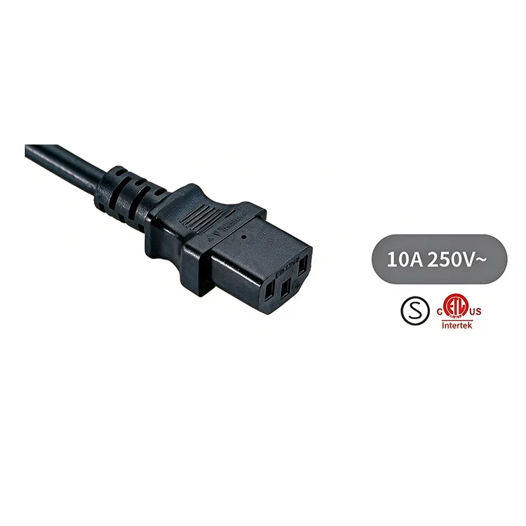 Cables de alimentación para conectores de electrodomésticos estándar UL