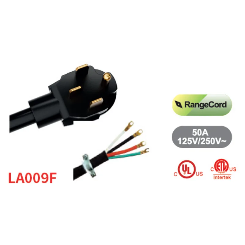 Cables de alimentación para estufas y secadoras estándar UL