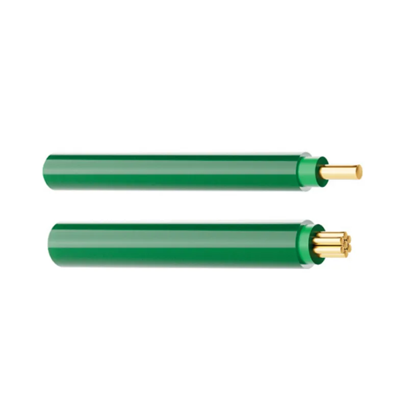 Alambres y cables con aislamiento termoplástico estándar UL